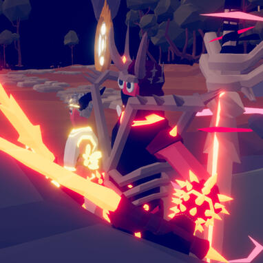 Two of my OCs in Totally Accurate Battle Simulator